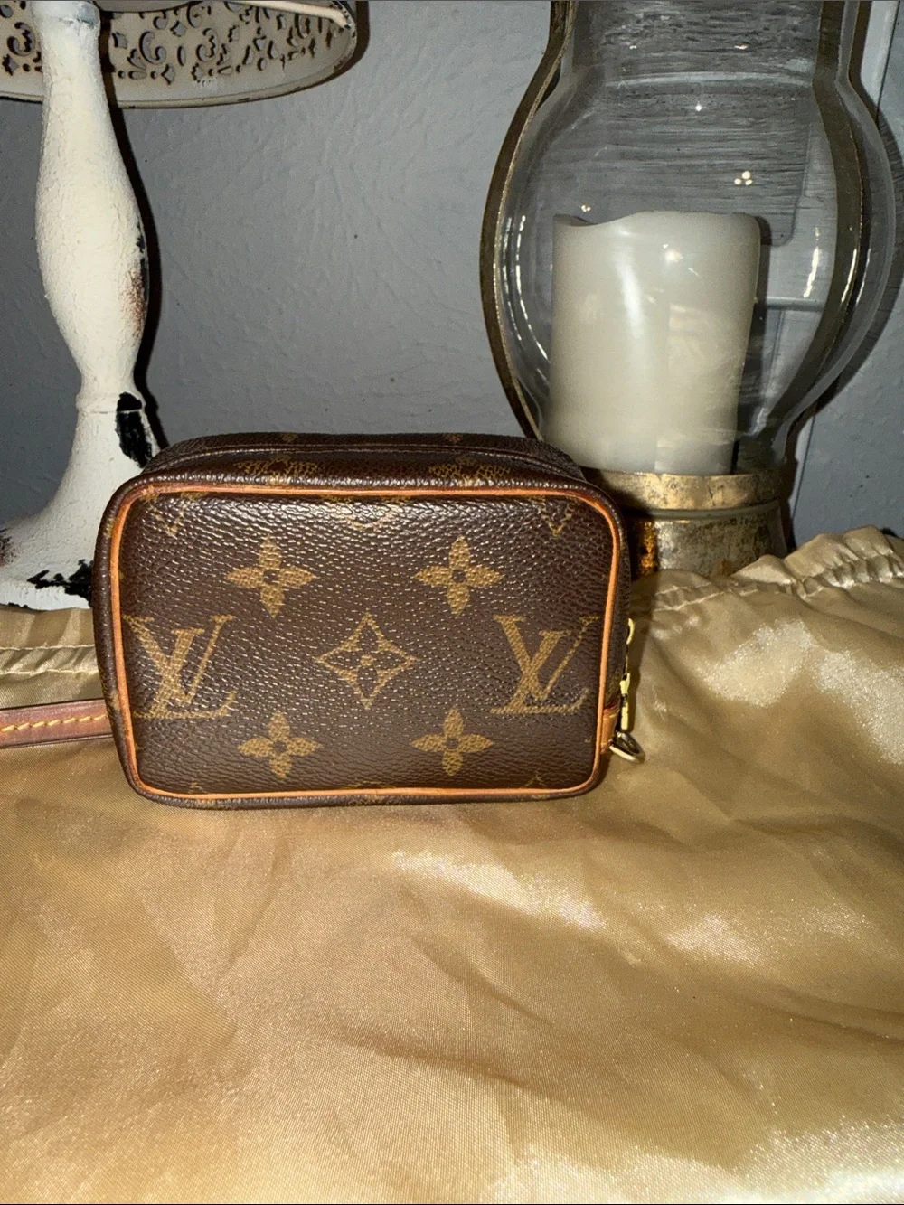 Louis Vuitton Brown Wapity wristlet